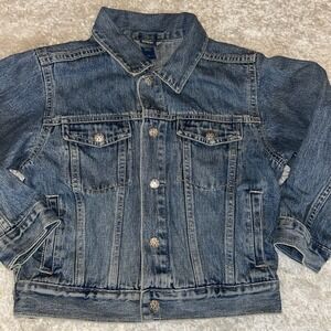Oshkosh B'gosh Denim Blue Jean Jacket Kids Size 6 Vintage GUC
